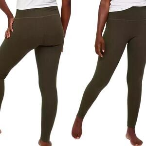 NWT Offline by Aerie Green OG High Waisted Leggings Size Small Cotton Stretch